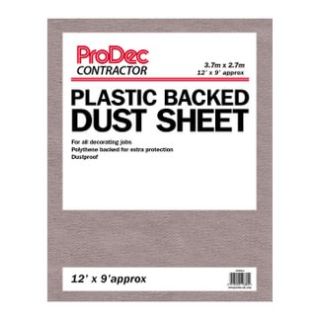 PRO DEC DUST SHEET POLY BACKED 12 X 9  ( PRTRDSH )