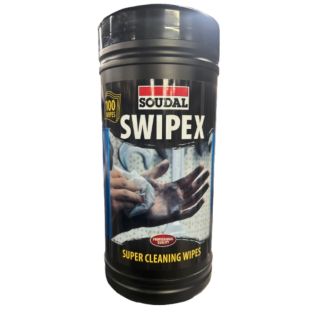 SWIPEX SOUDAL    WIPES TUB  APPROX 100No