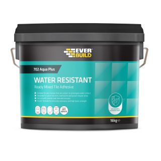 SIKA 702 AQUA PLUS WATER RESISTANT TILE ADHESIVE 16.5kg OFF WHITE