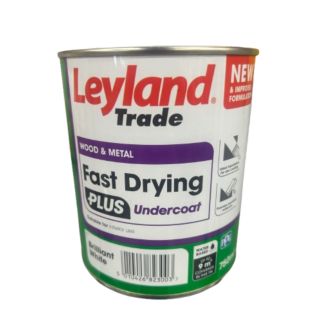 0.75LT LEYLAND BRILL WHITE FAST DRYING UNDERCOAT PLUS