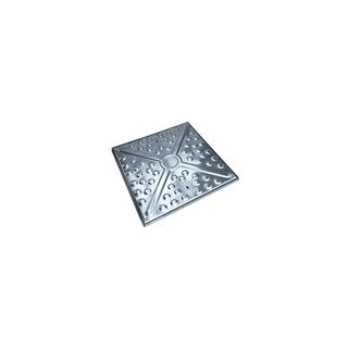 600x600x25mm 10T SINGLE SEAL GALV SOLID LID - FRAME 52DG