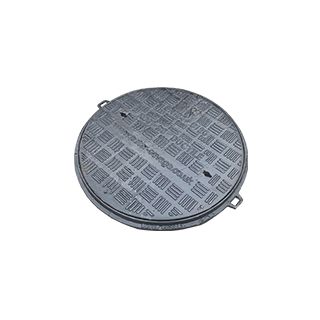 450mm DIA B125 25mm ROUND DEEP FRAME DUCTILE IRON SOLID TOP KD31