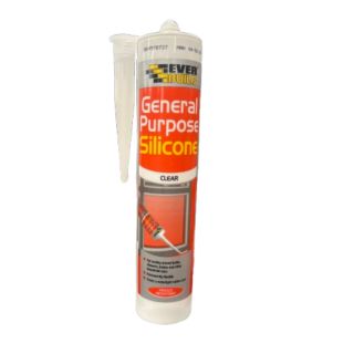 280ml GENERAL PURPOSE SILICONE * CLEAR * GPSTR   BX25 *