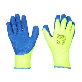 TIMOC WARM GRIP GLOVES  XL ( 10 ) * BLUE/YELLOW * PK12