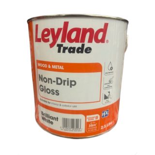 2.5LT LEYLAND BRILL WHITE NON DRIP GLOSS