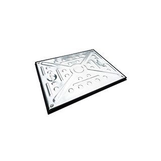 600x450x30mm 5T DOUBLE SEAL + LOCK GALV LID - POLY FRAME 51CGP-LS