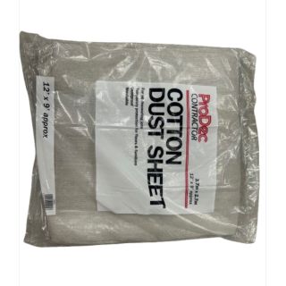 PRO DEC DUST SHEET COTTON      12 X 9  ( 129TRDS )