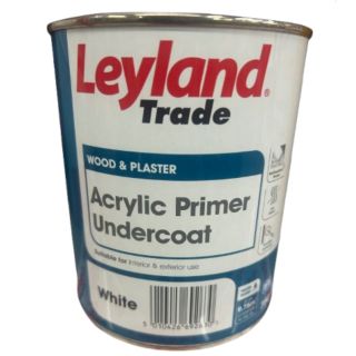 0.75LT LEYLAND WHITE ACRYLIC PRIMER UNDERCOAT