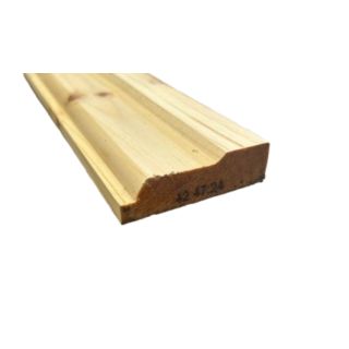 25 x 75 OVOLO ARCHITRAVE 5TH REDWOOD (EX BOARDS)