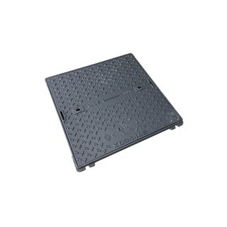 600x600x40mm B125 DUCTILE IRON SOLID LID 40kg 12.5T KD3440S