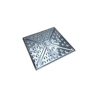 600x600x25mm 5T DOUBLE SEAL + LOCK GALV LID - FRAME DS51DG/4