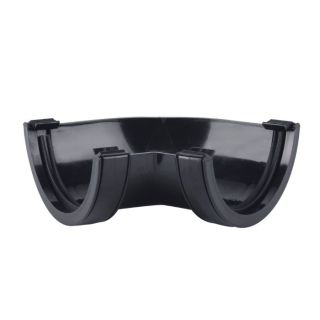 BR48 H/ROUND GUTTER ANGLE 90dg ANTHRACITE GREY