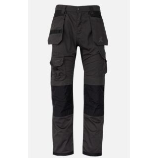 XPERT PRO STRETCH + WORK TROUSER GREY/BLACK W36 LEG31 XPP6010-36