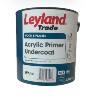 2.5LT LEYLAND WHITE ACRYLIC PRIMER UNDERCOAT
