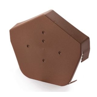 BROWN SEGMENTAL RIDGE END CAP C/W FLAPCAP EASYVERGEU/HR/B