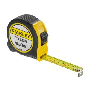 STANLEY POCKET TAPE 5M/16FT    0-30-696 ** YELLOW + BLACK **