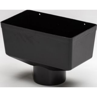 BS411 110MM SOIL HOPPER HEAD BLACK 