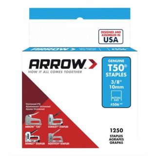 ARROW     STAPLES 10MM  (1250) ARRT5038S