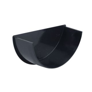 BR46 GUTTER INTERNAL STOPEND ANTHRACITE GREY