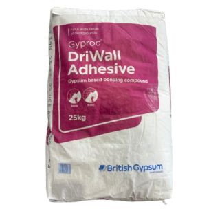 GYPROC DRI-WALL ADHESIVE 25kg B Gypsum (2Bds Per Bg)