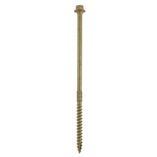 6.7 x 150mm BX50 TIMBER FRAME CONST SCREW GREEN COATED HEX HEAD 150IN
