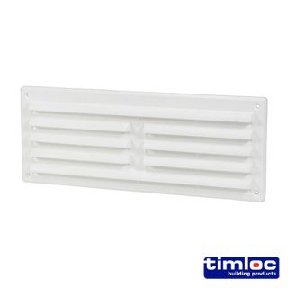 1207WF 9X3 PLASTIC INT LOUVRE GRILLE VENT In FLY SCREEN