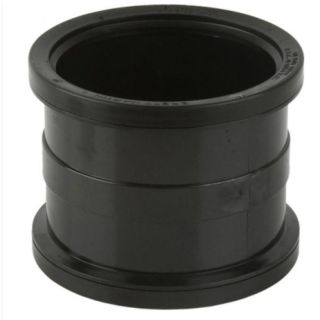 BS406 110mm SOIL PIPE COUPLING BLACK