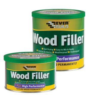 500G 2 PART H/P WOOD FILLER    WHITE ** TIN **