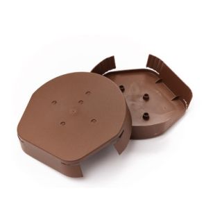 BROWN MODERN RIDGE END CAP C/W FLAPCAP EASYVERGEU/A/B