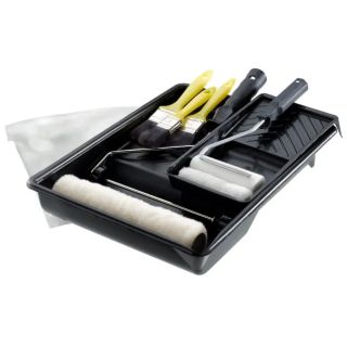 STANLEY DECORATING SET 11PC (ROLLER TRAY/MINI/BRUSHES)