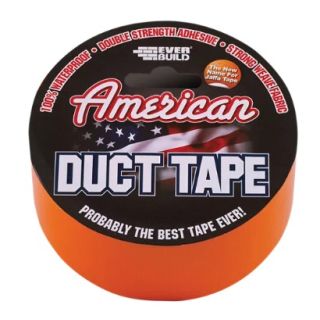 ORANGE AMERICAN DUCT TAPE      25M X 50MM