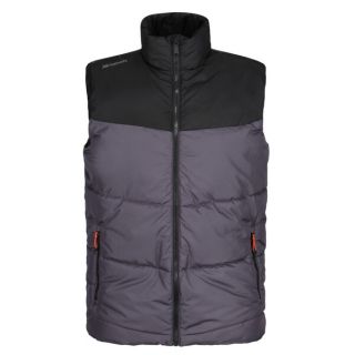 TACTICAL REGIME INSULATED BODYWARMER BLACK-GREY MEDIUM TRA870