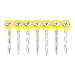 ZINC COLLATED DRYWALL SCREWS 42mm   *FINE*