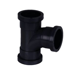 W903 32MM WASTE PIPE TEE 92.5d BLACK