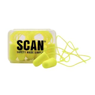 SCAN FOAM EAR PLUGS+CORD (6PR) (SCAPPEEARPLC)