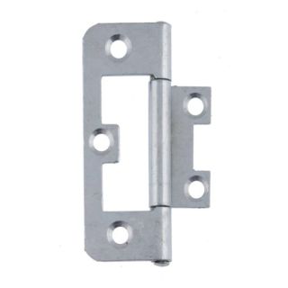 50mm BZP FLUSH HINGE 4PK ( J61400 )