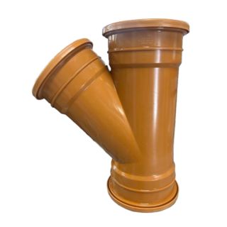 6091 160mm TRIPLE SKT BRANCH BRETT 45DEG Y Junction