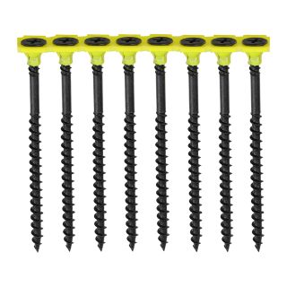 BLACK COLLATED DRYWALL SCREWS 38mm * COARSE *