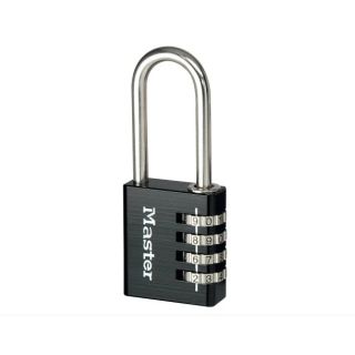 MASTERLOCK 40mm BLK COMBI LOCK 4DIGIT MLK7640BLKLH