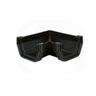 BR59 SQUARE GUTTER ANGLE 135dg BLACK