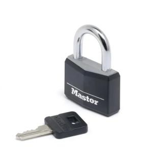 MASTERLOCK 40mm BLACK VINYL    PADLOCK MLK9140DBLK