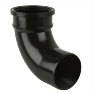 BS420 110mm SOIL BEND BLACK 92.5deg 