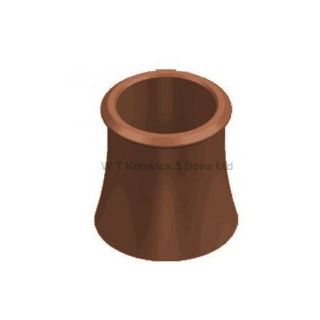 ROLL TOP CHIMNEY POT RED 300MM YM17R