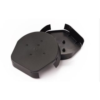 BLACK MODERN RIDGE END CAP C/W FLAPCAP