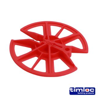 INSULATION CLIPS 80mm BAG 250  ** RED **