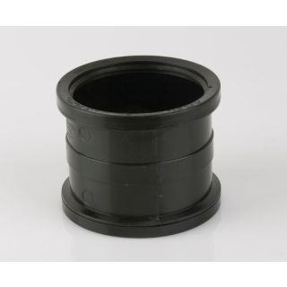 BS478 110mm SOIL SLIP COUPLING BLACK 