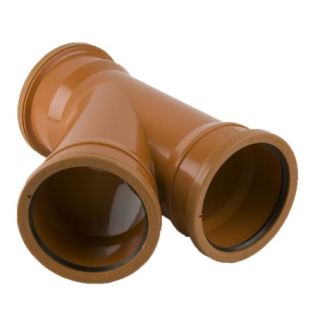 4091 110mm TRIPLE SKT BRANCH BRETT 45DEG Y Junction / D211