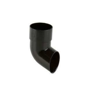 BR216B ROUND DOWNPIPE SHOE 68mm BLACK