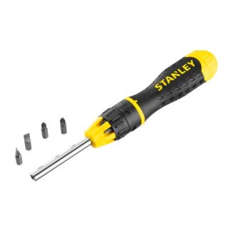STANLEY RATCHET SCREWDRIVER &  BITS 0-68-010