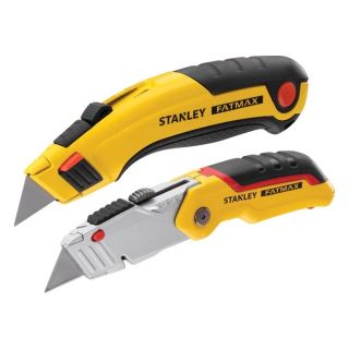 STANLEY FATMAX FOLDING/RETRACT KNIFE SET 2PACK FMHT82836-0